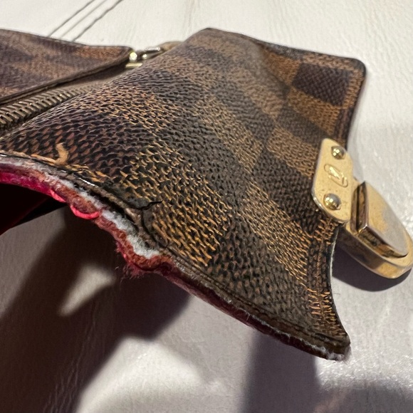 LOUIS VUITTON Trifold Wallet Koala Damier Brown Gold Hardware TN0190 FLAWED - Picture 13 of 16